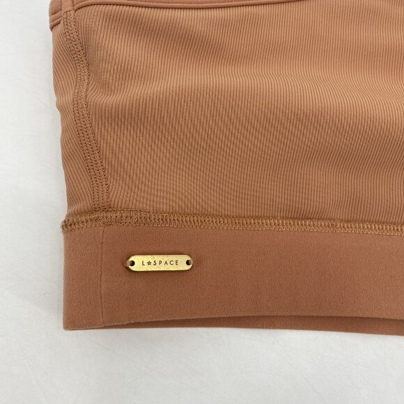 L*Space Womens Size Small Active Rookie Sports Bra Sessions Putty Single Strap - Picture 7 of 10